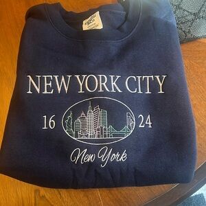 NWT Pacific & Co Navy New York City Sweatshirt